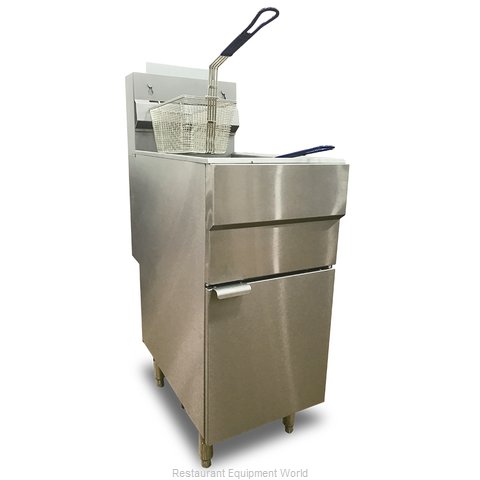 Omcan 46019 Fryer, Gas, Floor Model, Full Pot