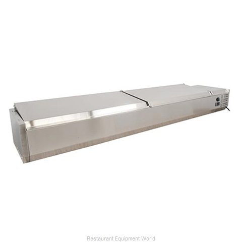 Omcan 46658 Refrigerated Countertop Pan Rail (Magnified)