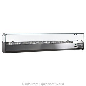 Food Machinery of America 46680 Refrigerated Countertop Pan Rail
