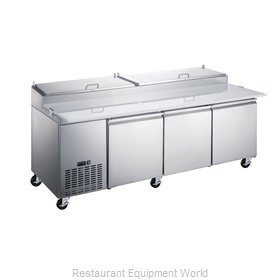 Omcan 50044 Refrigerated Counter, Pizza Prep Table