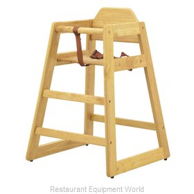 Omcan 80610 High Chair, Wood