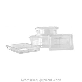 Omcan - 85132 Omcan Polypropylene White Rectangular Food Storage Container Provide Sanitation and Longevity Stackable Helps to Maintain Food Freshness