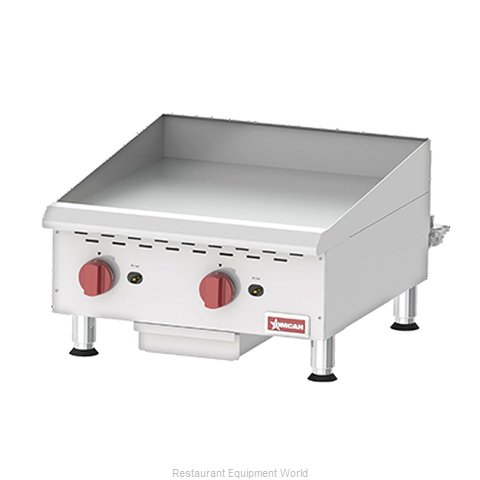 Omcan CE-CN-G24M Griddle, Gas, Countertop