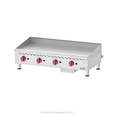 Omcan CE-CN-G48M Griddle, Gas, Countertop