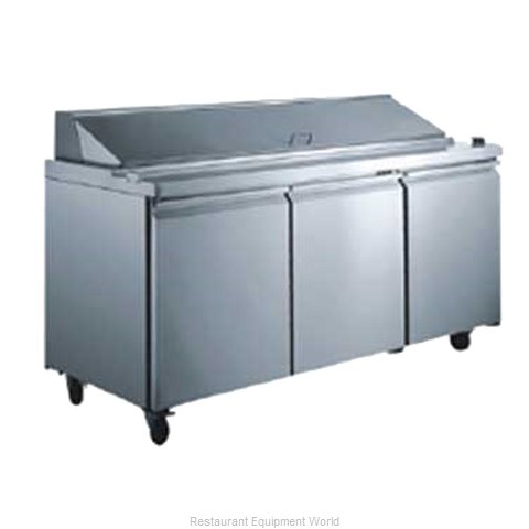 Omcan PT-CN-1778 Refrigerated Counter, Sandwich / Salad Top
