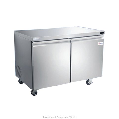 Omcan TUC48R Reach-in Undercounter Refrigerator 2 section