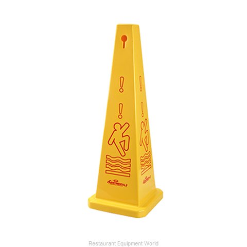 Franklin Machine Products 159-1036 Sign, Wet Floor (Magnified)