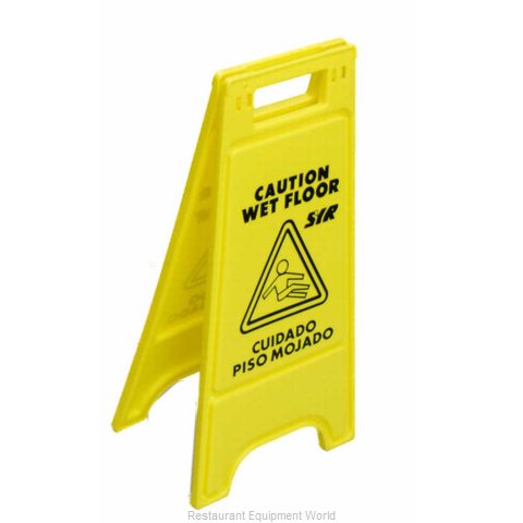 Franklin Machine Products 159-1213 Sign, Wet Floor (Magnified)