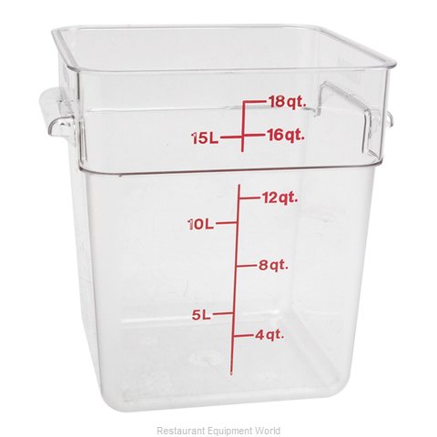 Franklin Machine Products 247-1138 Food Storage Container, Square