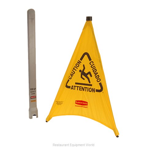 Franklin Machine Products 262-1148 Sign, Wet Floor (Magnified)