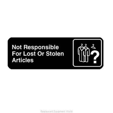 Franklin Machine Products 280-1147 Sign, Compliance