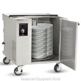 Food Warming Equipment HDC-252-12 Cart, Heated Dish Storage