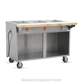 Food Warming Equipment HLC-3W6-1-DRN Serving Counter, Hot Food, Electric