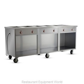 Food Warming Equipment HLC-6W6-1-DRN Serving Counter, Hot Food, Electric