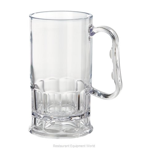 G.E.T. 8 Oz Clear Tritan Plastic Adult Sippy Mug - 3 3/4L x 2 3/4