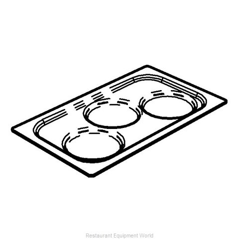 GET Enterprises 3EI027 Cold Food Buffet, Tabletop Accessories