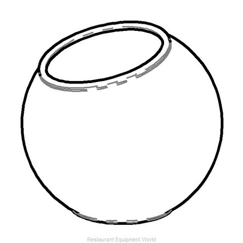 GET Enterprises 3PO011 China, Bowl, 97 oz & larger