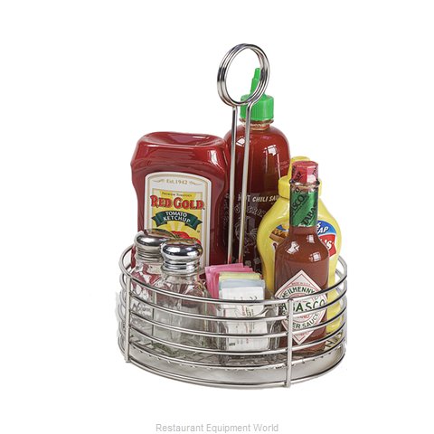 metal table condiment stand rack with