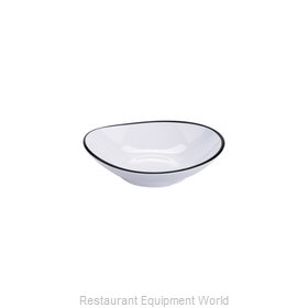 GET Enterprises B-100-W/BK Bowl, Plastic,  0 - 31 oz