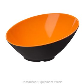 GET Enterprises B-788-OR/BK Soup Salad Pasta Cereal Bowl, Plastic