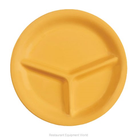 GET Enterprises CP-10-TY Plate/Platter, Compartment, Plastic