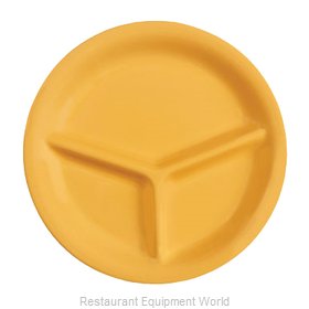 GET Enterprises CP-10-TY Plate/Platter, Compartment, Plastic