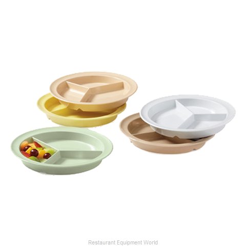 GET Enterprises CP-530-G Plate/Platter, Compartment, Plastic