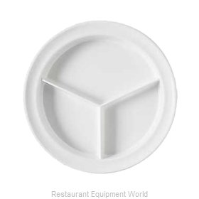 GET Enterprises CP-530-W Plate/Platter, Compartment, Plastic