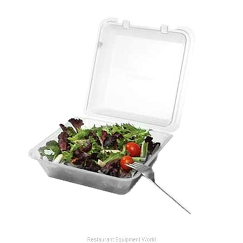 GET Enterprises EC-02-1-CL Carry Take Out Container, Plastic