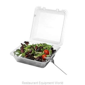 GET Enterprises EC-02-1-CL Carry Take Out Container, Plastic