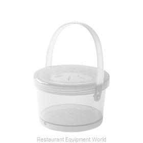 GET Enterprises EC-07-1-CL Carry Take Out Container, Plastic