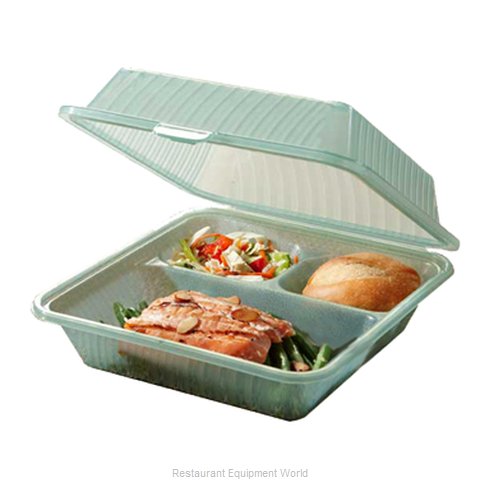 GET Enterprises EC-09-1-JA Carry Take Out Container, Plastic