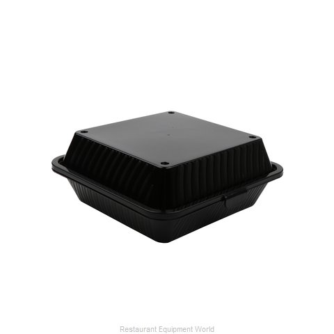 GET Enterprises EC-10-1-BK Carry Take Out Container, Plastic