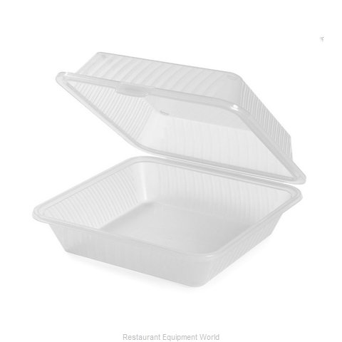 GET Enterprises EC-10-1-CL Carry Take Out Container, Plastic