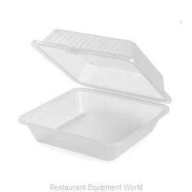 GET Enterprises EC-10-1-CL Carry Take Out Container, Plastic