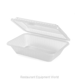 GET Enterprises EC-11-1-CL Carry Take Out Container, Plastic