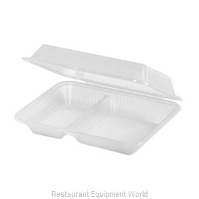 GET Enterprises EC-15-1-CL Carry Take Out Container, Plastic
