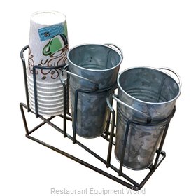 GET Enterprises MTS-3T-MG Cup & Lid Organizer