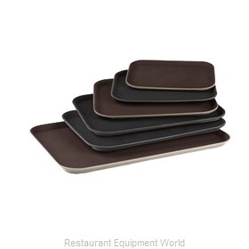 GET Enterprises NS-1216-BK Serving Tray, Non-Skid