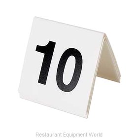 GET Enterprises NUM-1-25 Tabletop Sign, Tent / Number