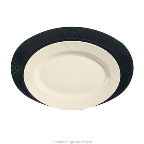 GET Enterprises OP-624-BK Platter, Plastic