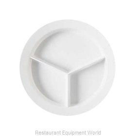 GET Enterprises P-1530-W Plate/Platter, Compartment, Plastic
