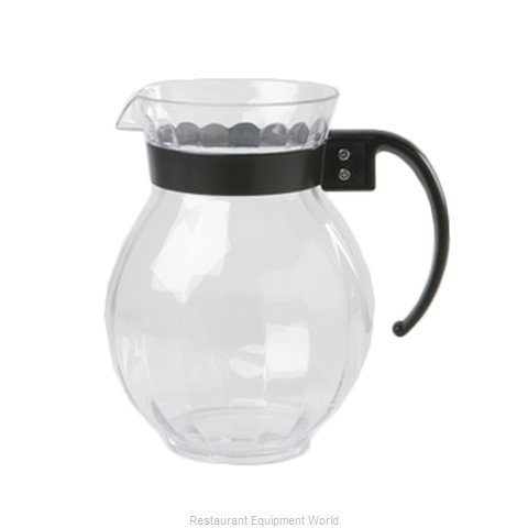 GET Enterprises P-4091-PC-BK Pitcher, Plastic