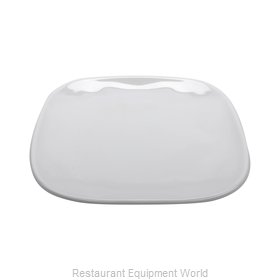 GET Enterprises SCS-9-AM-W Plate, Plastic