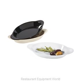 GET Enterprises SD-08-BK Relish Dish, Plastic