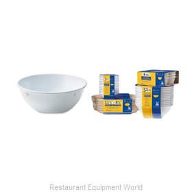 GET Enterprises SP-DN-310-W Nappie Oatmeal Bowl, Plastic