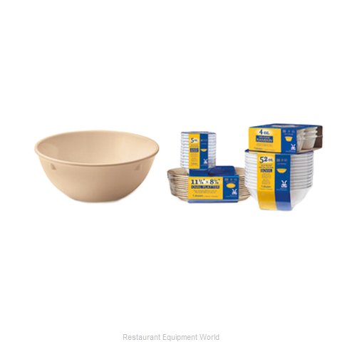 GET Enterprises SP-DN-317-T Nappie Oatmeal Bowl, Plastic