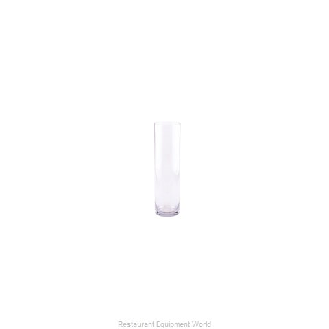 GET Enterprises V-11-CL Bud Vase, Plastic (Magnified)