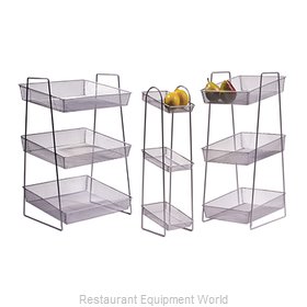 GET Enterprises WB2-3TIER Display Stand, Basket