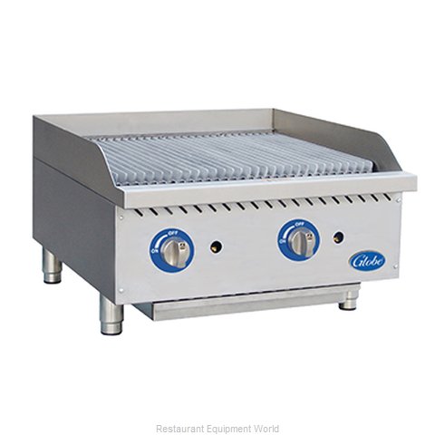 Globe GCB24G-CR Charbroiler, Gas, Countertop